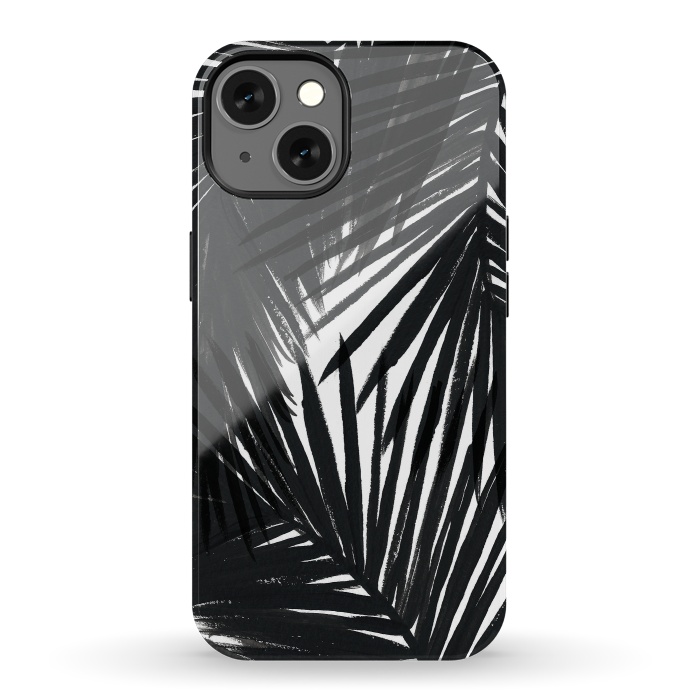 iPhone 13 StrongFit Black Palms by Caitlin Workman