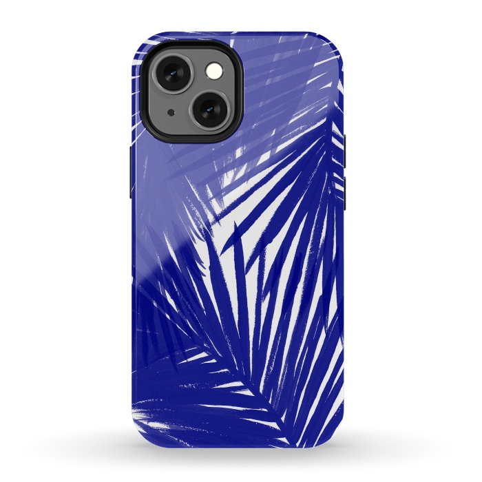 iPhone 13 mini StrongFit Palms Royal by Caitlin Workman