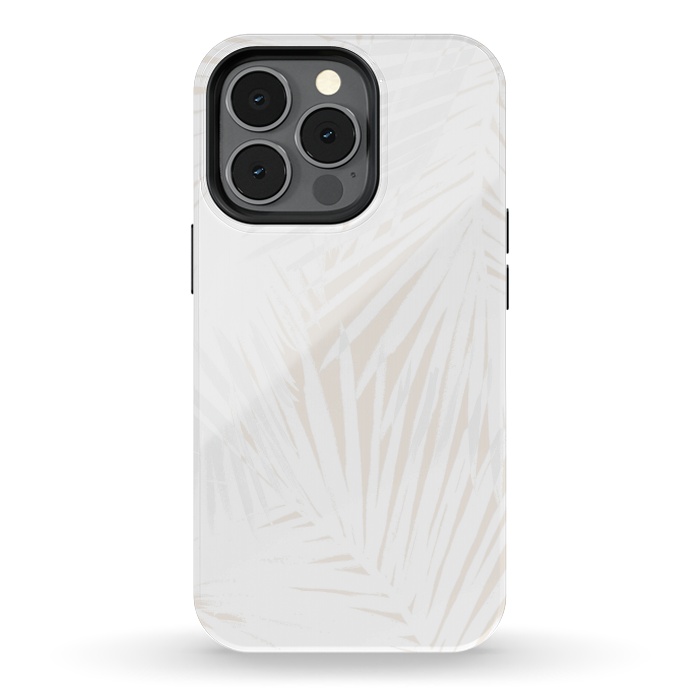 iPhone 13 pro StrongFit Blush Palms by Caitlin Workman
