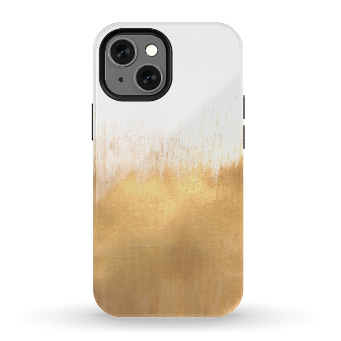 iPhone 13 mini StrongFit Brushed Gold by Caitlin Workman