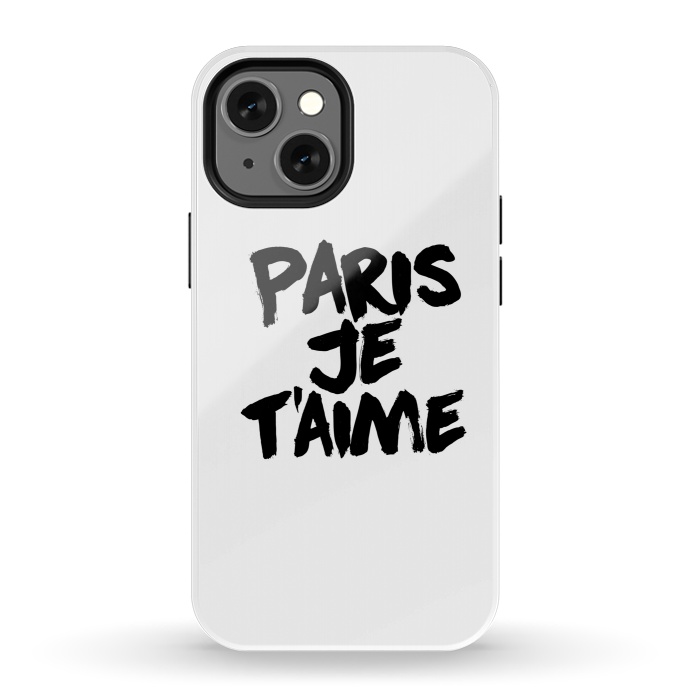 iPhone 13 mini StrongFit Paris, Je t'aime by Mitxel Gonzalez