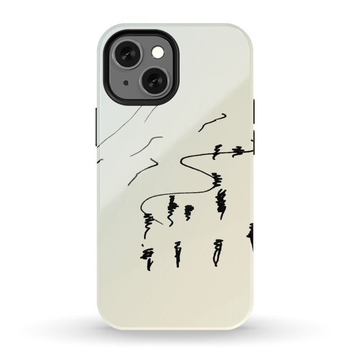 iPhone 13 mini StrongFit Beach Daze by Caitlin Workman