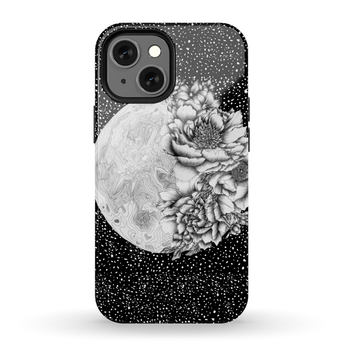 iPhone 13 mini StrongFit Moon Abloom by ECMazur 