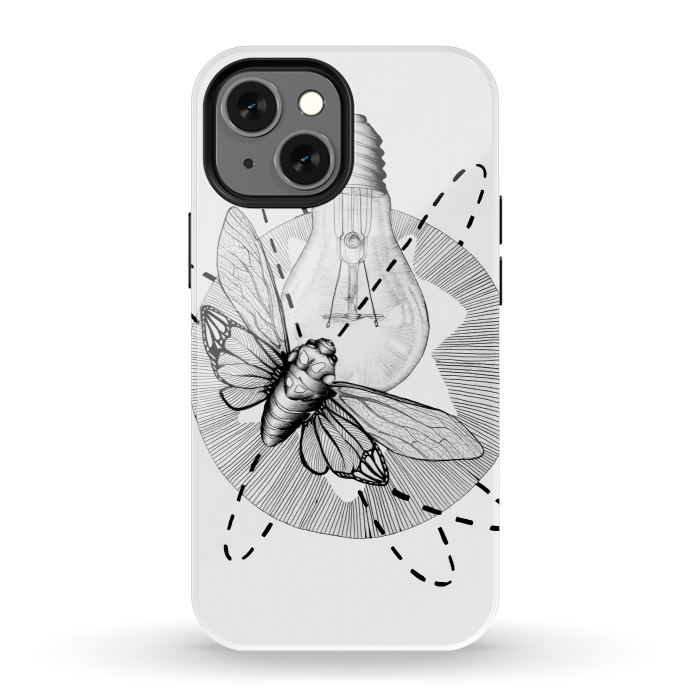 iPhone 13 mini StrongFit Moth to the Flame by ECMazur 