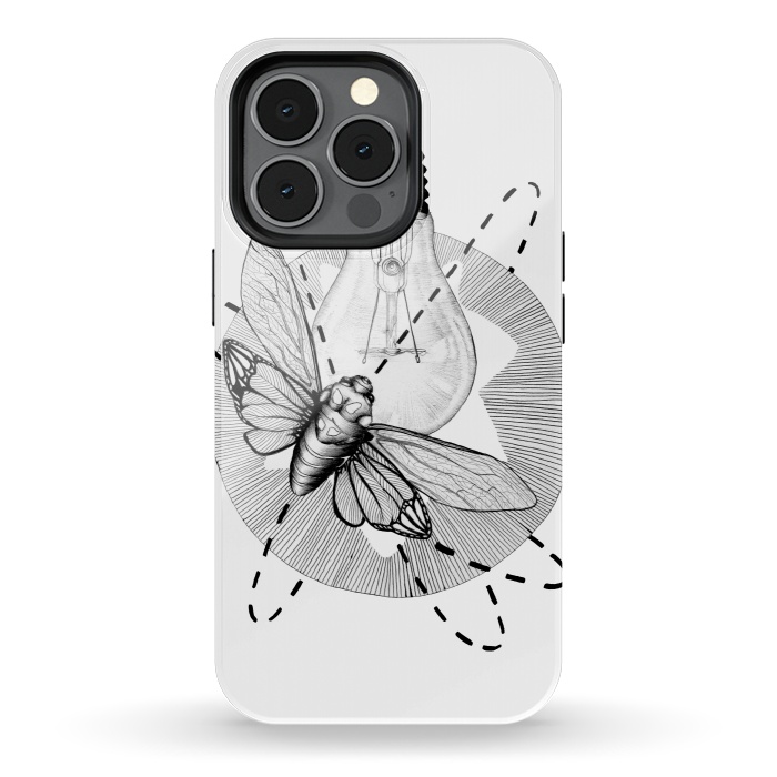 iPhone 13 pro StrongFit Moth to the Flame by ECMazur 