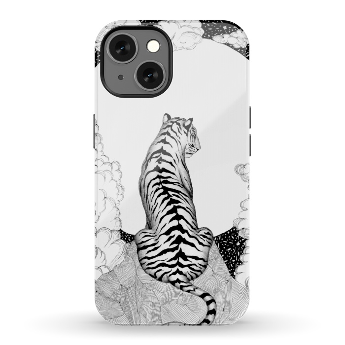 iPhone 13 StrongFit Tiger Moon by ECMazur 