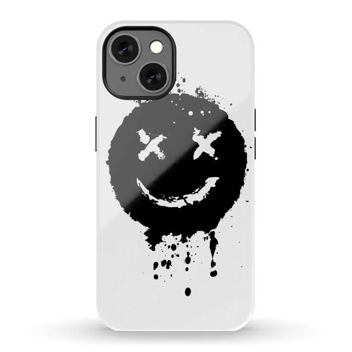 iPhone 13 StrongFit Confused Smile by Sitchko
