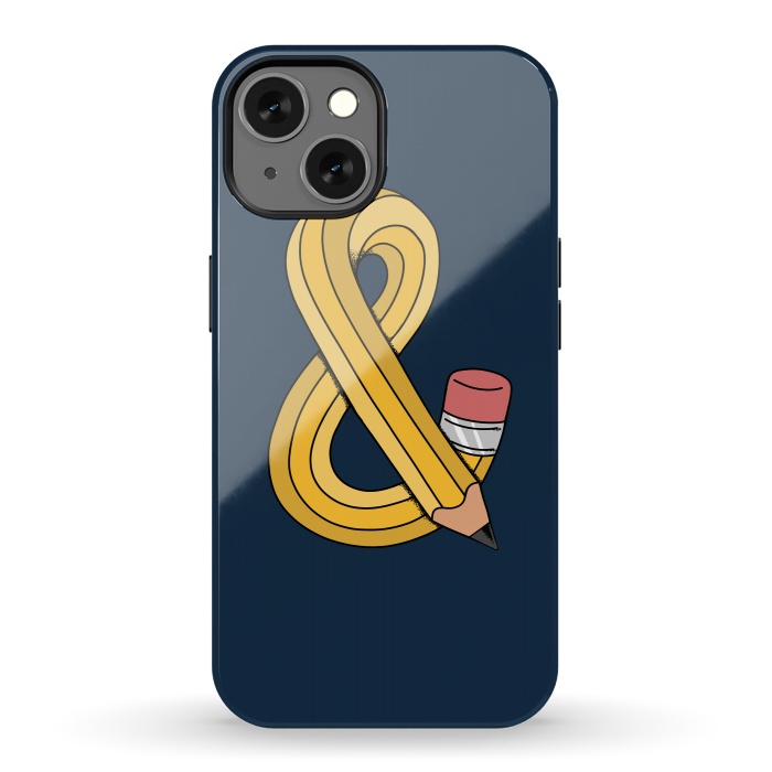 iPhone 13 StrongFit ampersand pencil by Coffee Man