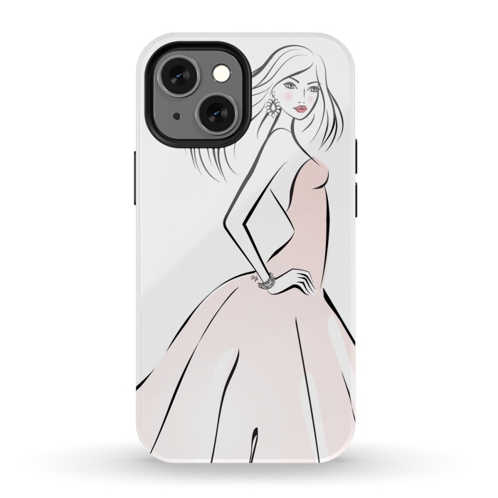 iPhone 13 mini StrongFit Elegant woman bride by Martina