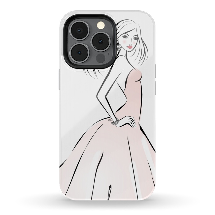 iPhone 13 pro StrongFit Elegant woman bride by Martina