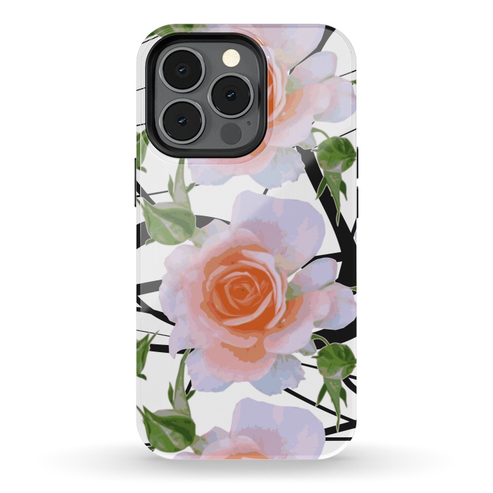 iPhone 13 pro StrongFit Swiggles + Florals by Zala Farah