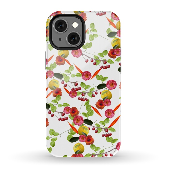 iPhone 13 mini StrongFit Fruity Flora by Zala Farah