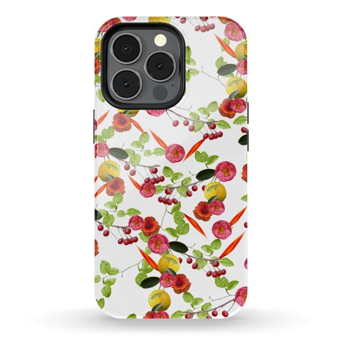 iPhone 13 pro StrongFit Fruity Flora by Zala Farah