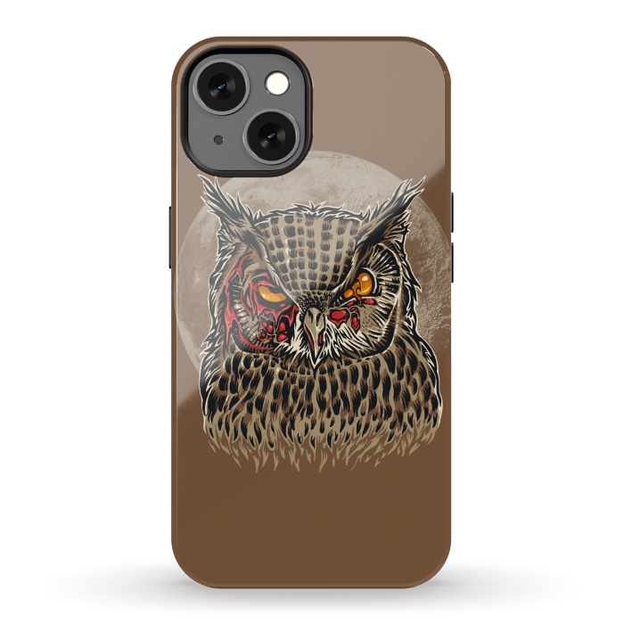 iPhone 13 StrongFit Zombie Owl by Branko Ricov