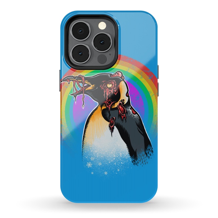 iPhone 13 pro StrongFit Zombie Penguin by Branko Ricov