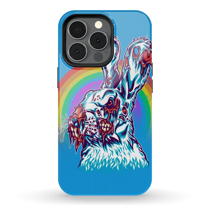 iPhone 13 pro StrongFit Zombie Rabbit by Branko Ricov