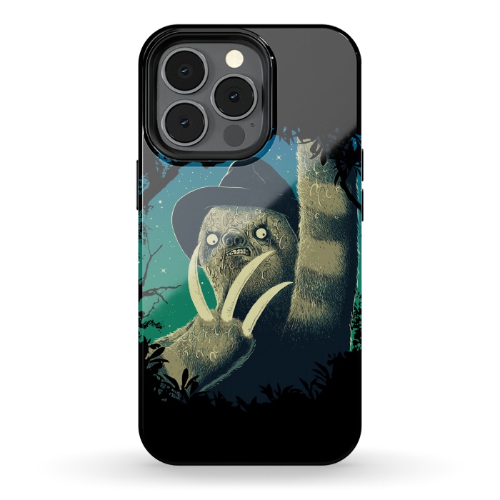 iPhone 13 pro StrongFit Sloth Freddy by Branko Ricov