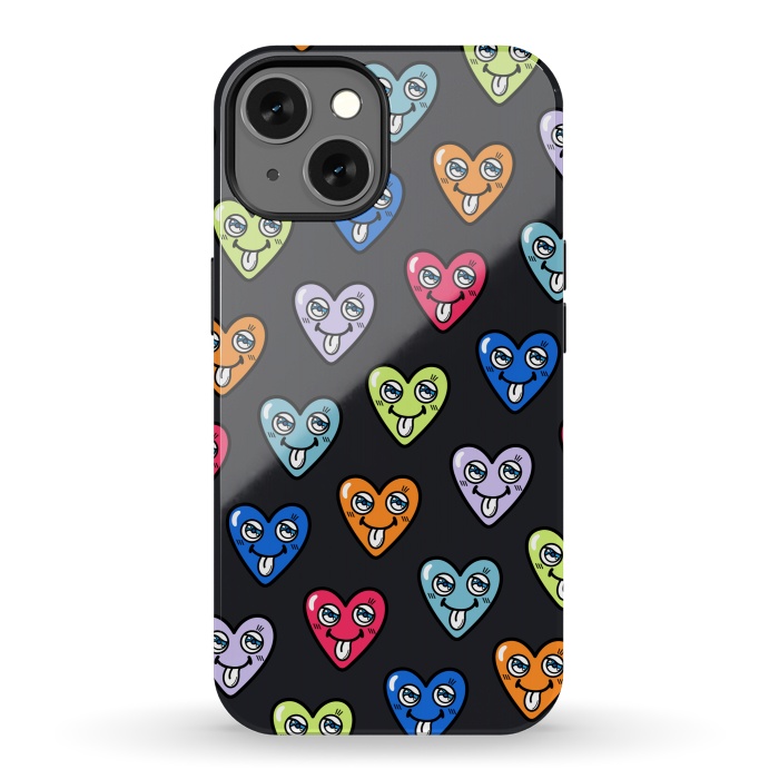 iPhone 13 StrongFit LOVE HEARTS by Michael Cheung