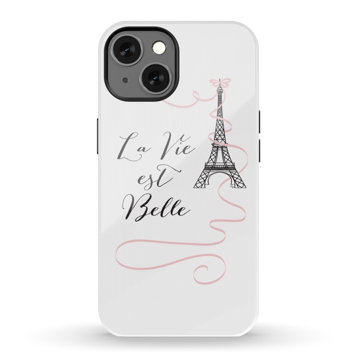 iPhone 13 StrongFit Eiffel Tower Quote by Martina