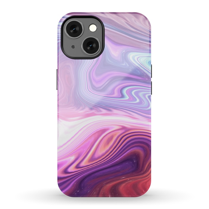 iPhone 13 StrongFit Purple Marble por Martina