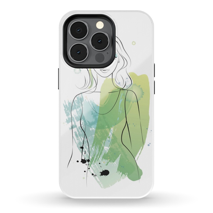 iPhone 13 pro StrongFit Pretty Mermaid by Martina