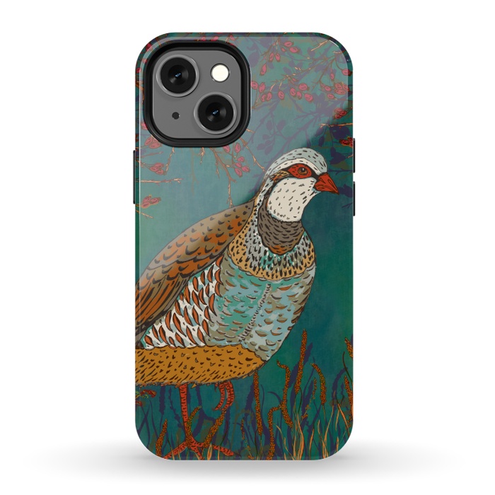 iPhone 13 mini StrongFit Partridge by Lotti Brown
