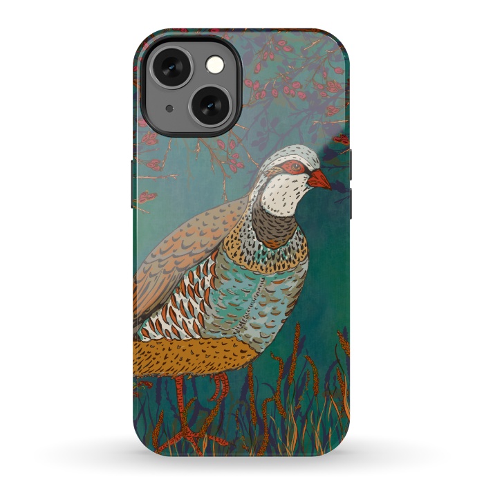 iPhone 13 StrongFit Partridge by Lotti Brown