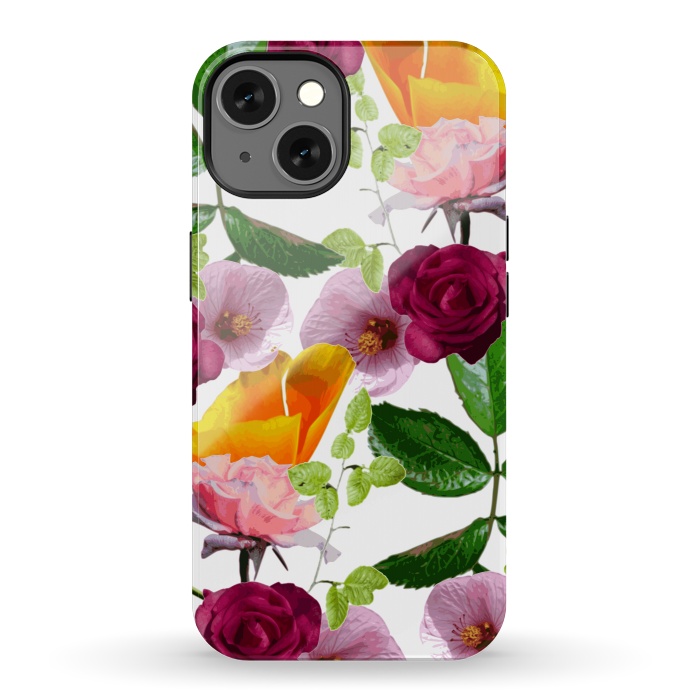 iPhone 13 StrongFit Kiddy Florals by Zala Farah