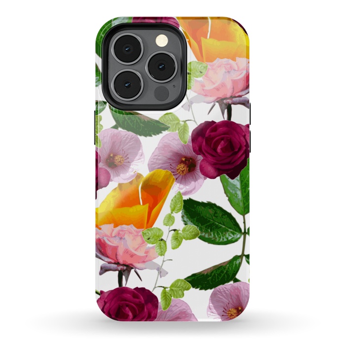 iPhone 13 pro StrongFit Kiddy Florals by Zala Farah