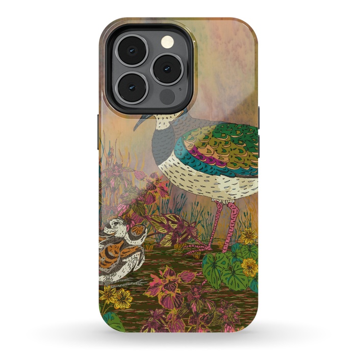 iPhone 13 pro StrongFit Lapwing Revival by Lotti Brown