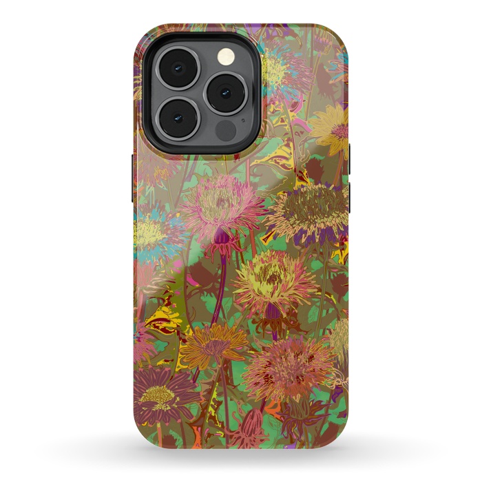 iPhone 13 pro StrongFit Dandelion Dawn by Lotti Brown