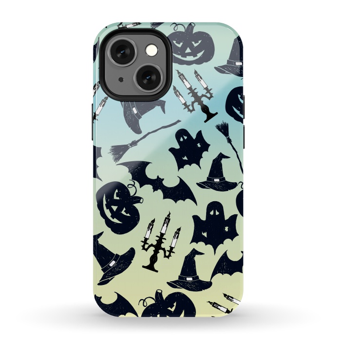 iPhone 13 mini StrongFit Spooky Halloween by Allgirls Studio