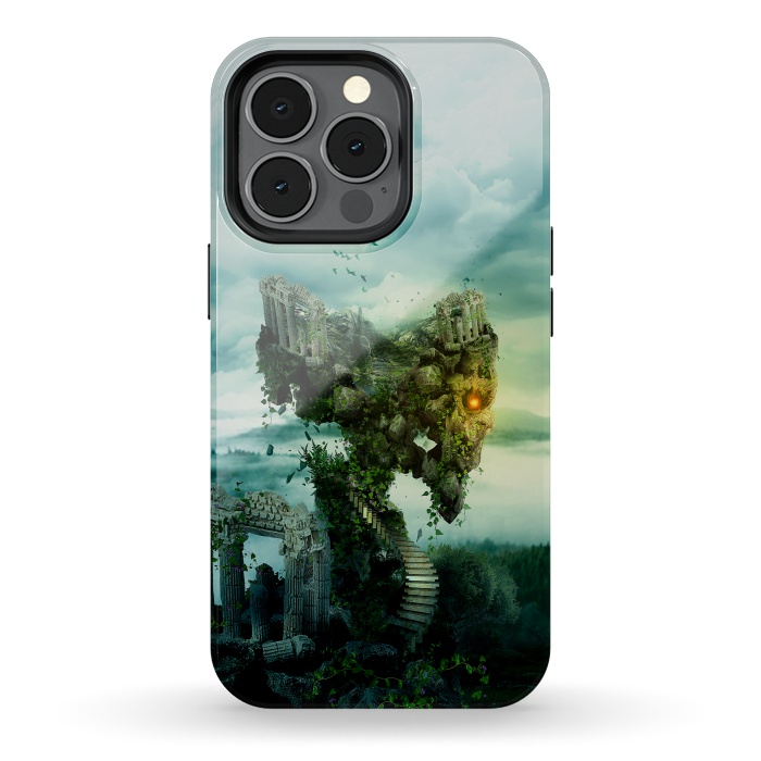 iPhone 13 pro StrongFit SKULL CASTLE III by Riza Peker