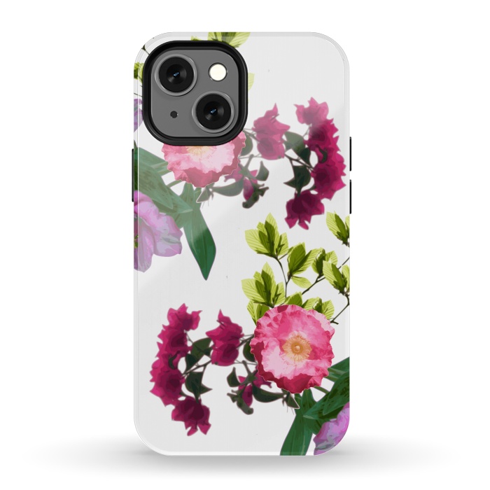 iPhone 13 mini StrongFit Colorful Floral Print by Zala Farah