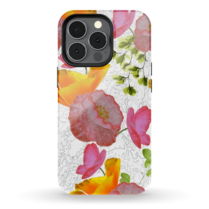 iPhone 13 pro StrongFit New Flowers by Zala Farah