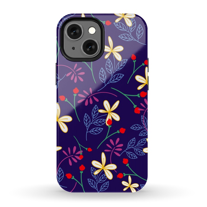 iPhone 13 mini StrongFit Floral Paradise II by Allgirls Studio