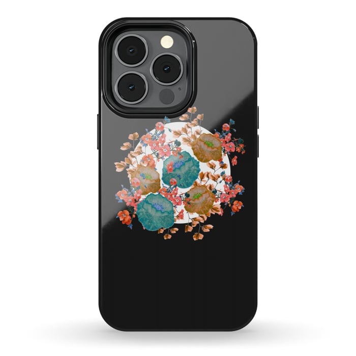 iPhone 13 pro StrongFit Floral Stamp by Zala Farah