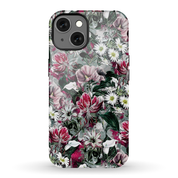 iPhone 13 StrongFit Floral Spring by Riza Peker