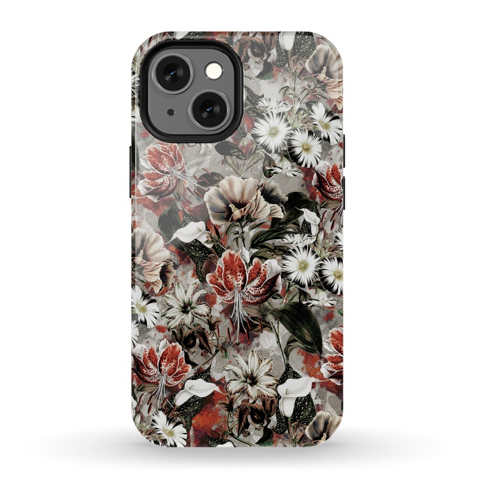 iPhone 13 mini StrongFit Floral Fall by Riza Peker