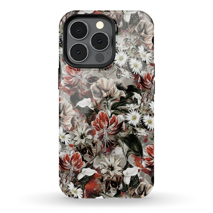 iPhone 13 pro StrongFit Floral Fall by Riza Peker