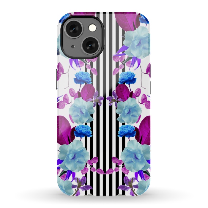 iPhone 13 StrongFit Spring Garden (Blue-Purple) by Zala Farah