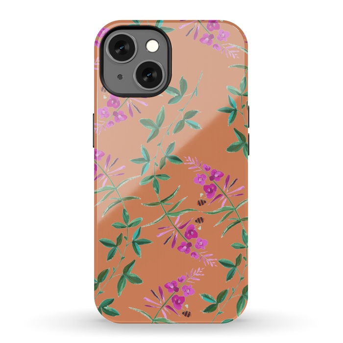 iPhone 13 StrongFit Floral Vines V2. by Zala Farah