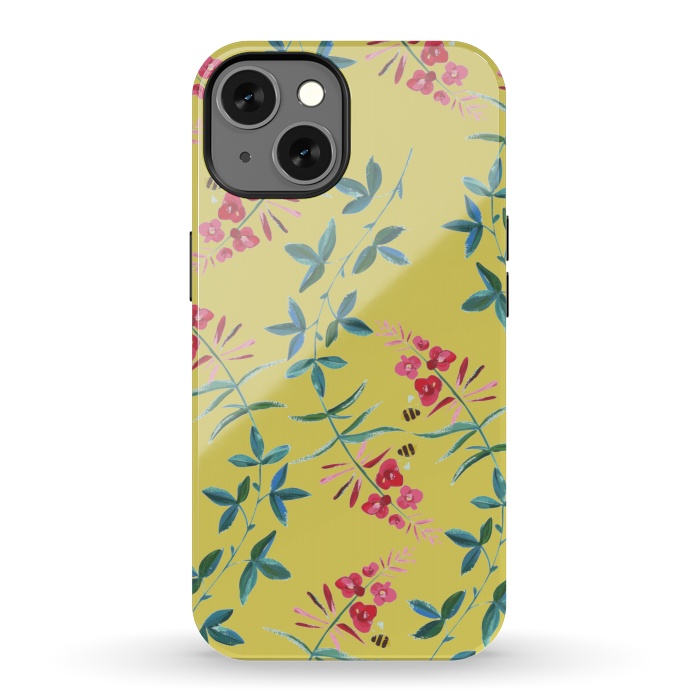 iPhone 13 StrongFit Floral Vines by Zala Farah