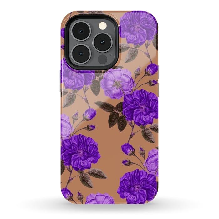 iPhone 13 pro StrongFit Rosie Purple Love by Zala Farah