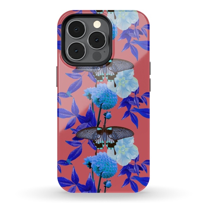 iPhone 13 pro StrongFit Butterfly Garden by Zala Farah