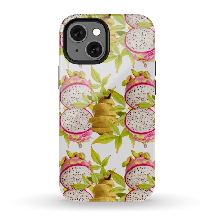 iPhone 13 mini StrongFit Pear and Dragon Fruit by Zala Farah