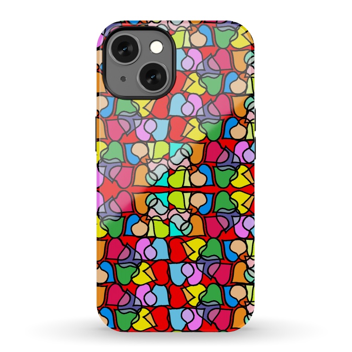 iPhone 13 StrongFit Love is All Around Us by Bettie * Blue