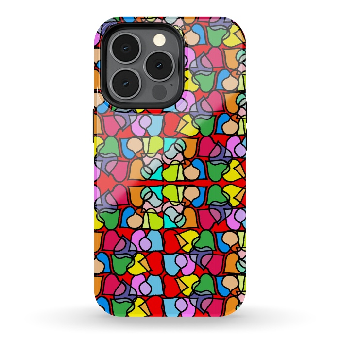 iPhone 13 pro StrongFit Love is All Around Us by Bettie * Blue