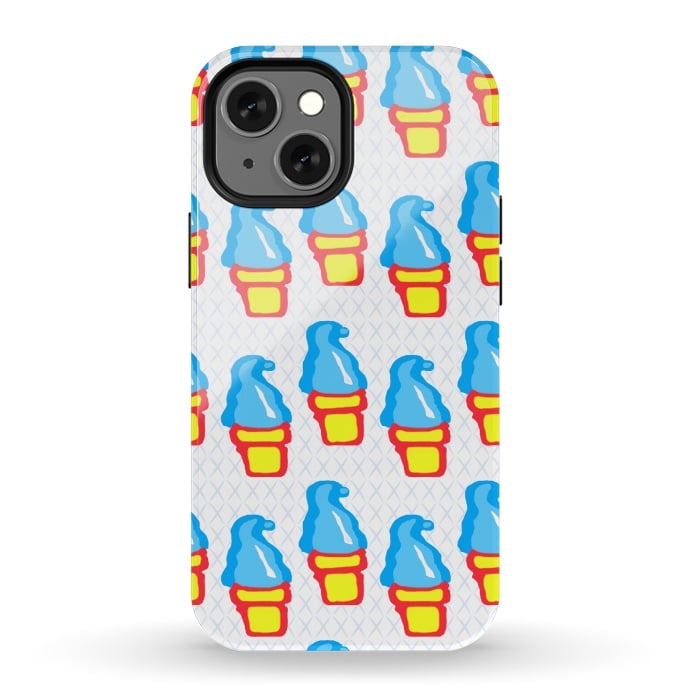iPhone 13 mini StrongFit We All Scream for Ice Cream by Bettie * Blue