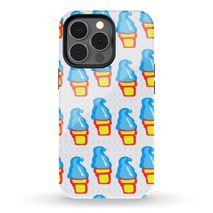 iPhone 13 pro StrongFit We All Scream for Ice Cream by Bettie * Blue